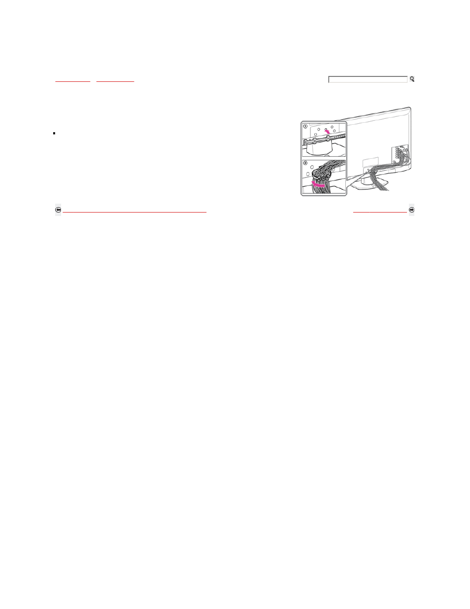 Bundling the connecting cables | Sony KDL-46S5100 User Manual | Page 12 / 178
