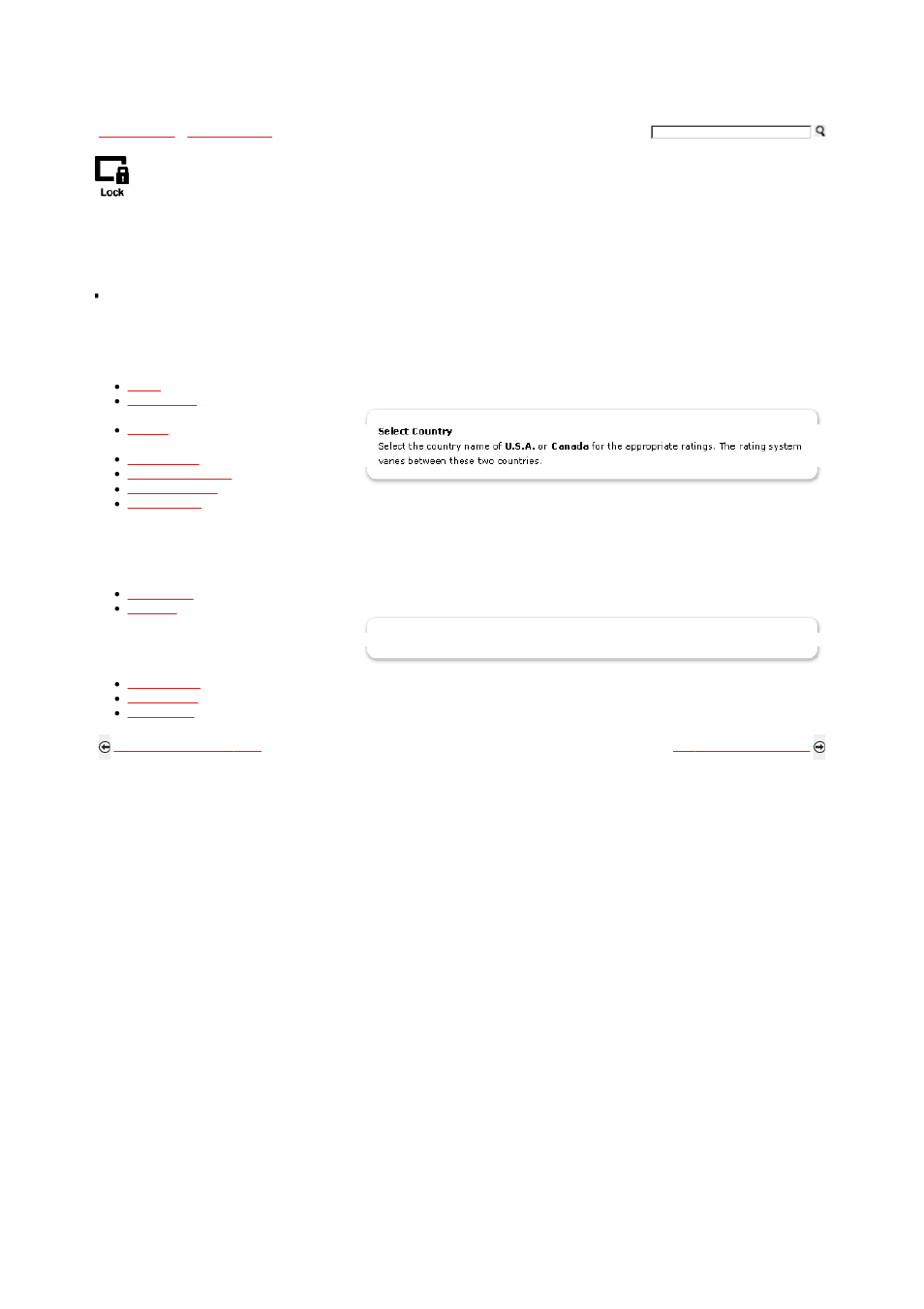 Using the parental lock, Custom rating system chart | Sony KDL-46S5100 User Manual | Page 124 / 178