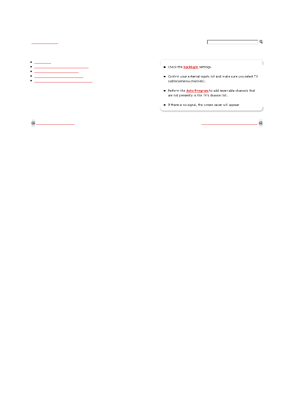 Troubleshooting - no picture | Sony KDL-46S5100 User Manual | Page 144 / 178