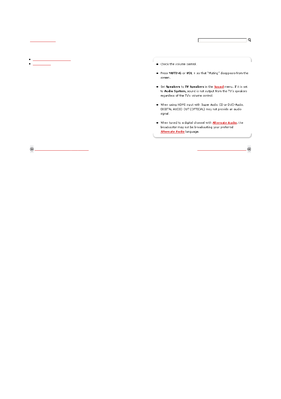 Troubleshooting - no sound | Sony KDL-46S5100 User Manual | Page 157 / 178