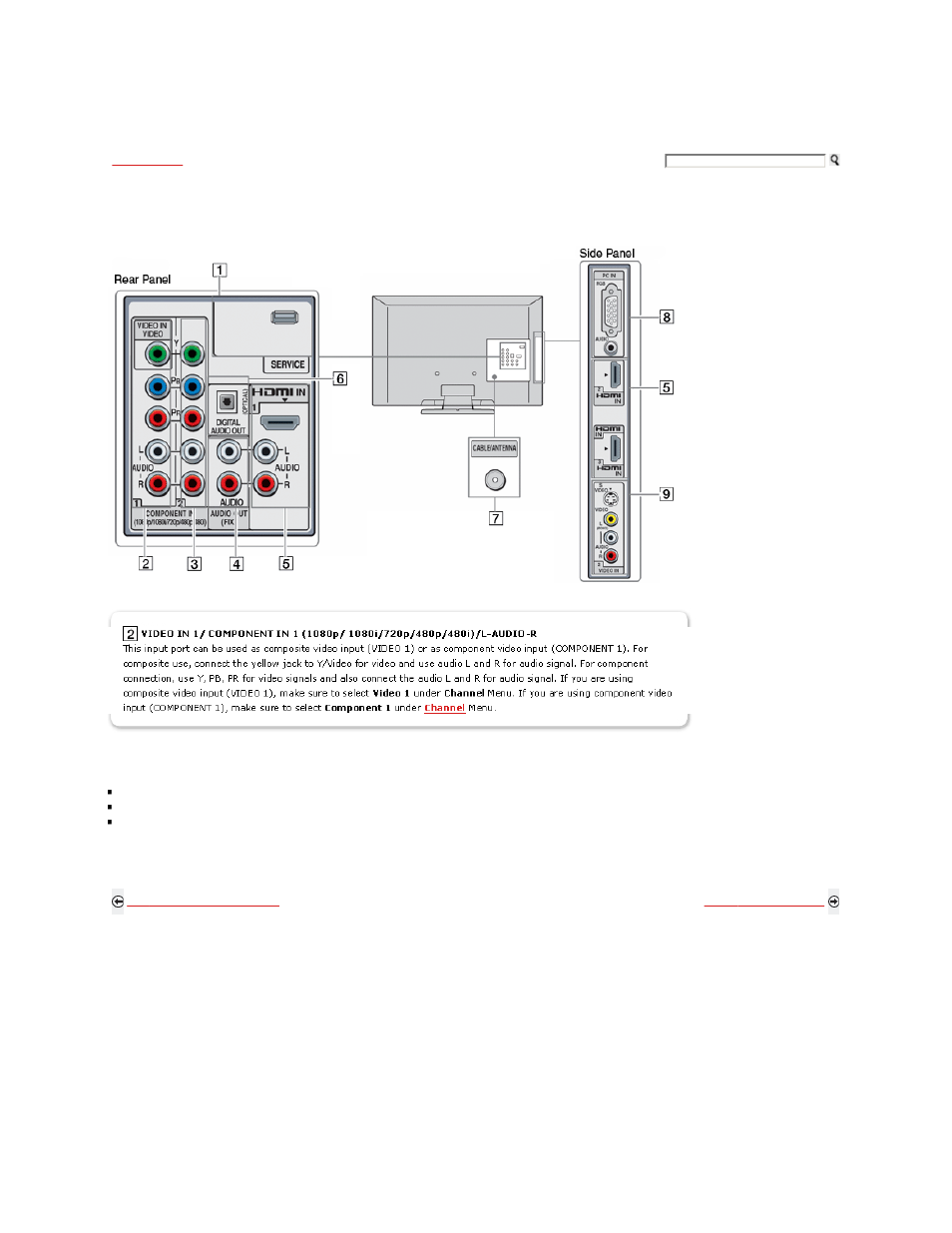 Locating inputs and outputs | Sony KDL-46S5100 User Manual | Page 17 / 178