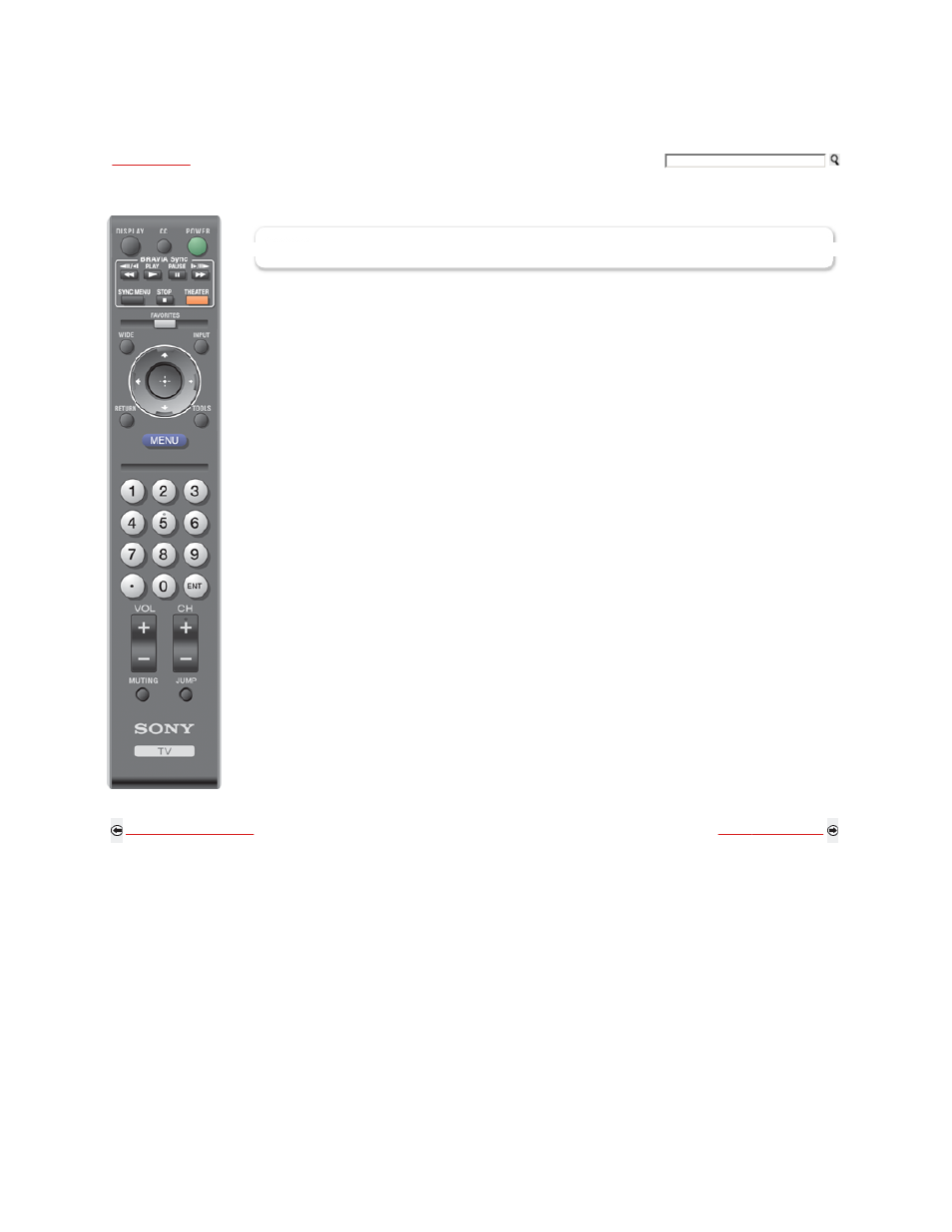 Remote control button description | Sony KDL-46S5100 User Manual | Page 42 / 178