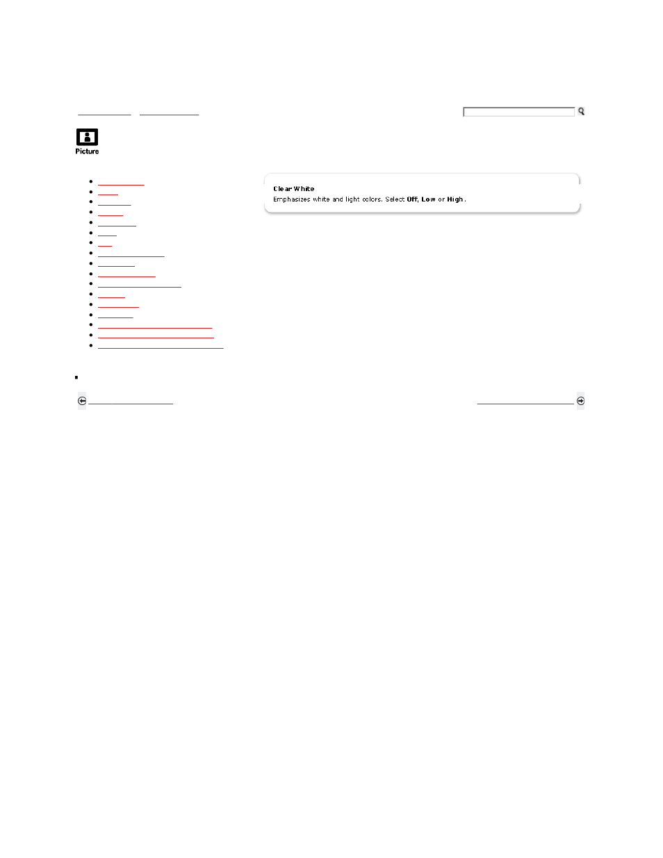 Using the picture menu | Sony KDL-46S5100 User Manual | Page 81 / 178