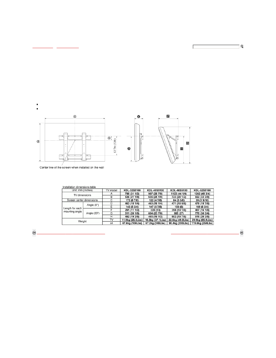 Installing the wall-mount bracket (page 2) | Sony KDL-46S5100 User Manual | Page 9 / 178