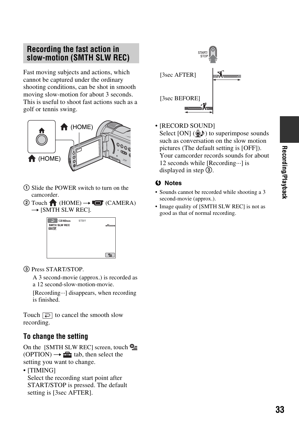 Sony HDR-CX7 User Manual | Page 33 / 109