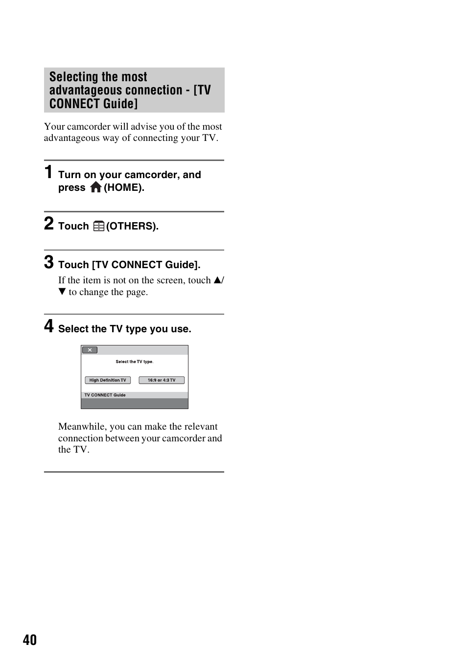 Sony HDR-CX7 User Manual | Page 40 / 109