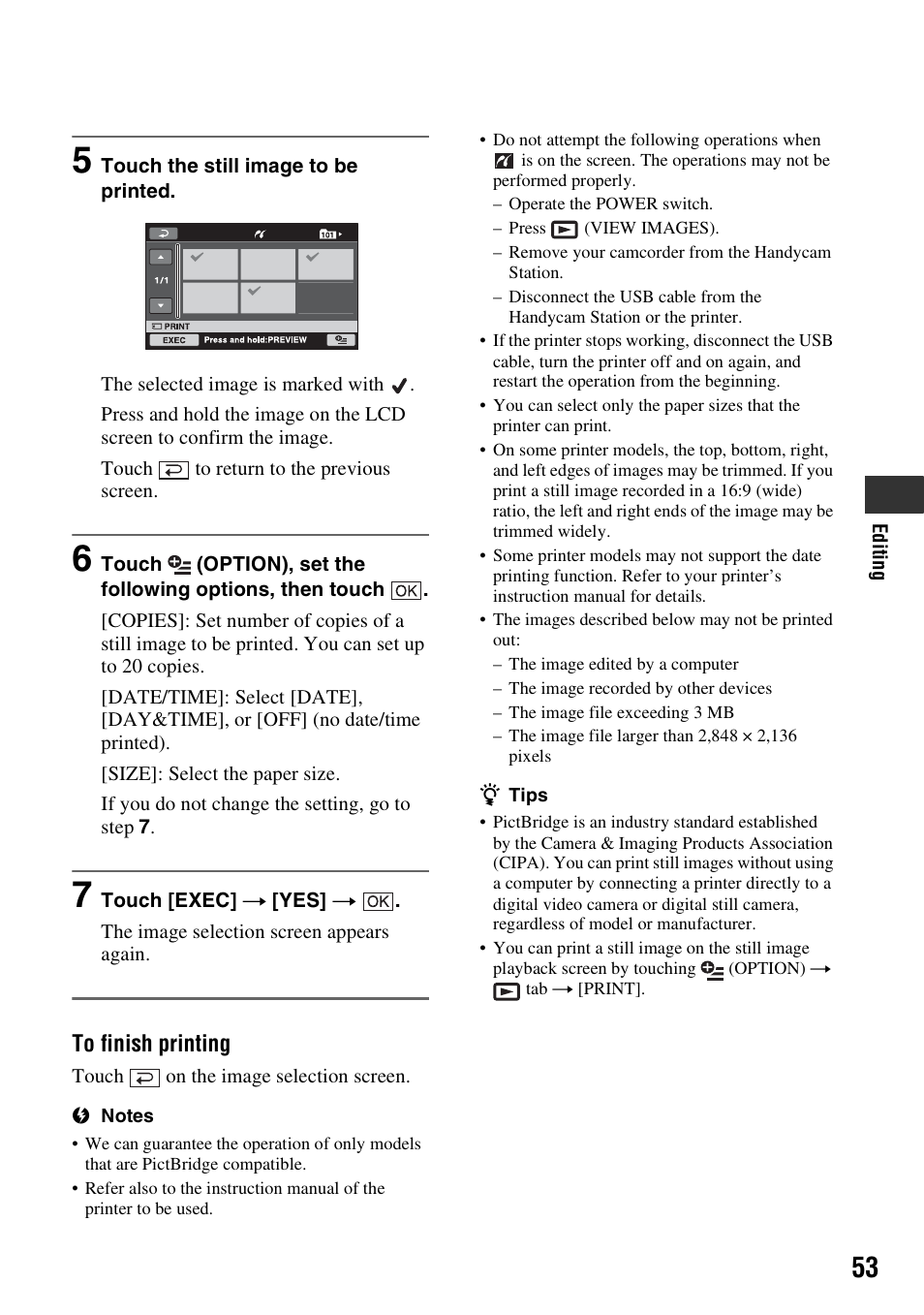 Sony HDR-CX7 User Manual | Page 53 / 109