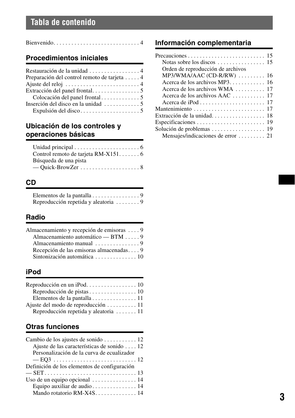 Sony CDX-GT62IPW User Manual | Page 23 / 44