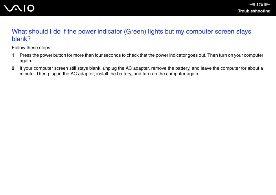 Sony VGN-FJ370P User Manual | Page 115 / 167