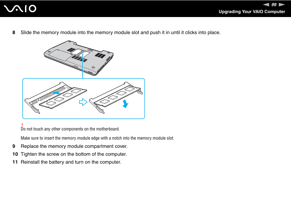 Sony VGN-FJ370P User Manual | Page 99 / 167