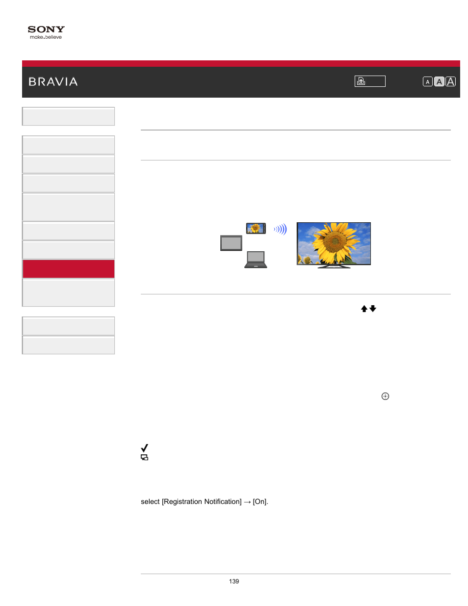 Using screen mirroring | Sony XBR-55X900A User Manual | Page 139 / 211