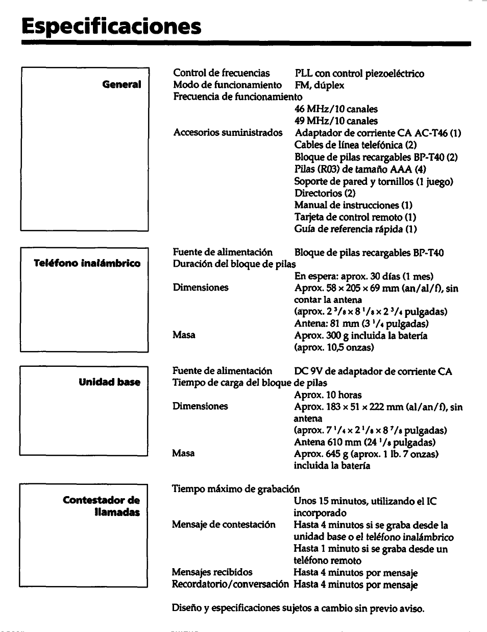 Sony SPP-A5000 User Manual | Page 108 / 108