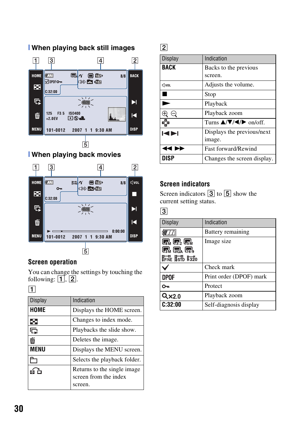 Sony DSC-T200 User Manual | Page 30 / 40
