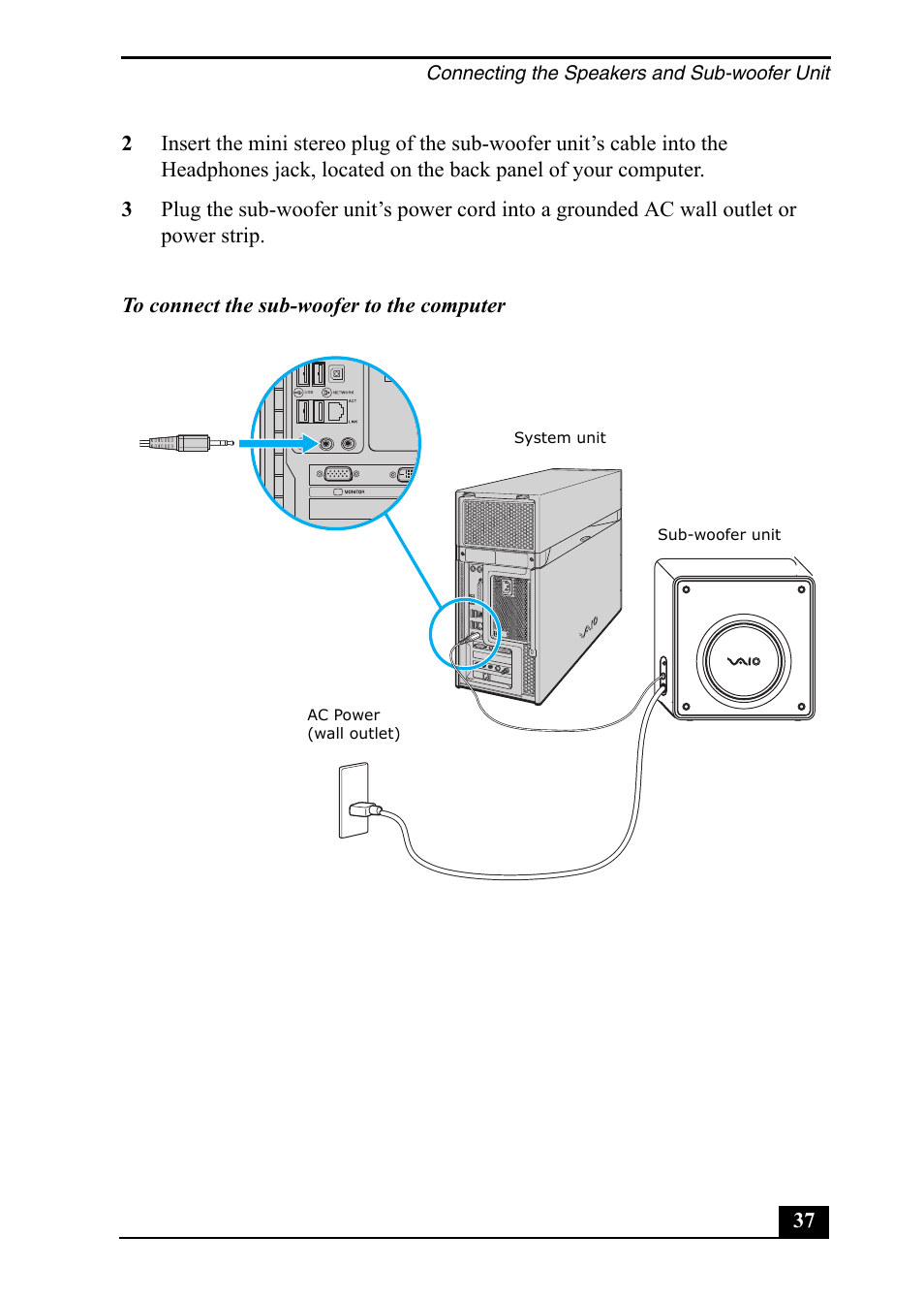 Sony VGC-RA710G User Manual | Page 37 / 80