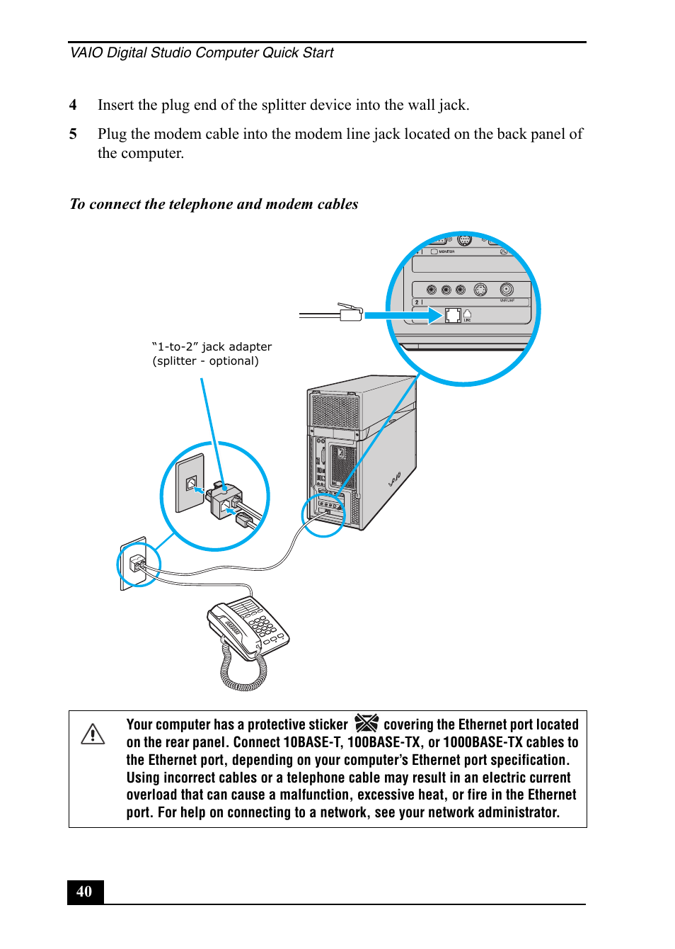 Sony VGC-RA710G User Manual | Page 40 / 80