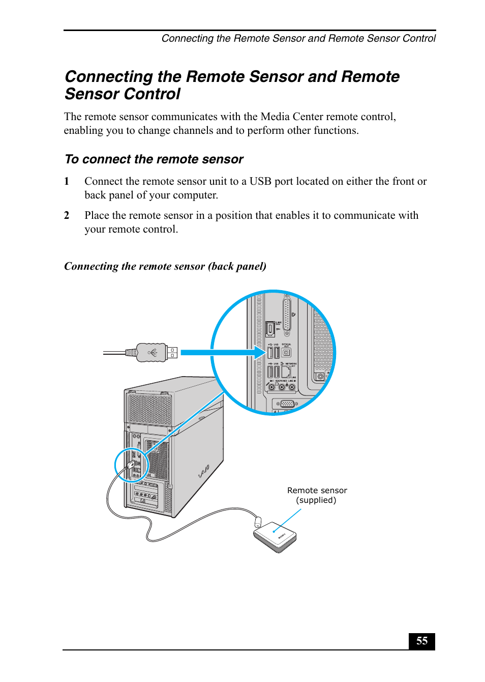 Sony VGC-RA710G User Manual | Page 55 / 80