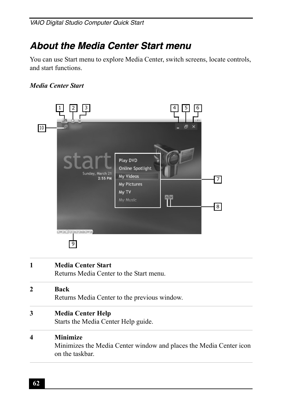 Sony VGC-RA710G User Manual | Page 62 / 80