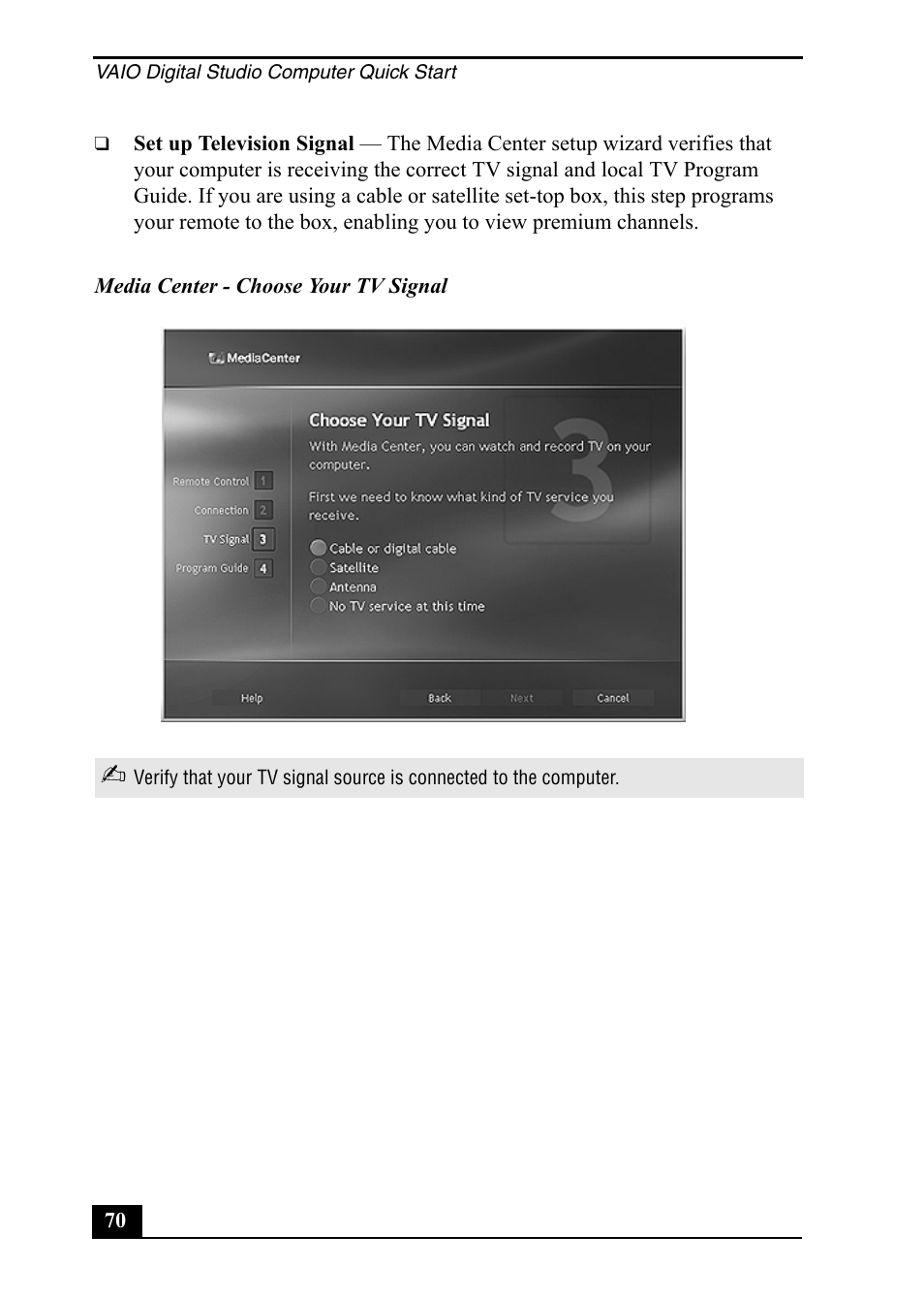 Sony VGC-RA710G User Manual | Page 70 / 80