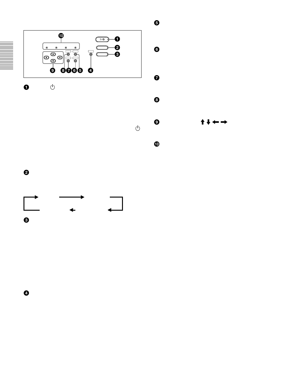 Panel de control | Sony VPL-VW12HT User Manual | Page 108 / 148