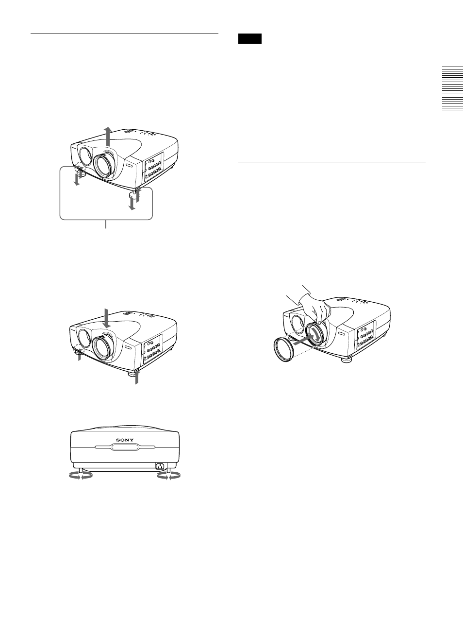 Sony VPL-VW12HT User Manual | Page 11 / 148