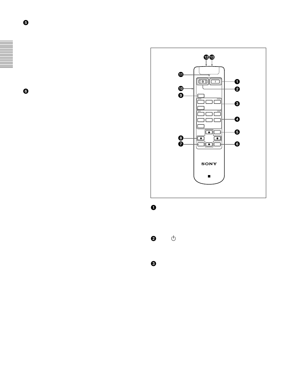 Mando a distancia | Sony VPL-VW12HT User Manual | Page 110 / 148