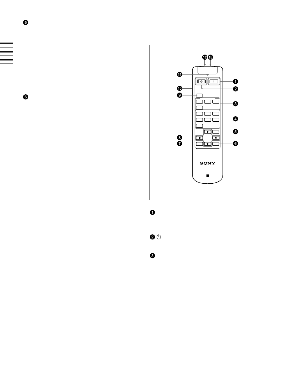 Remote commander | Sony VPL-VW12HT User Manual | Page 14 / 148