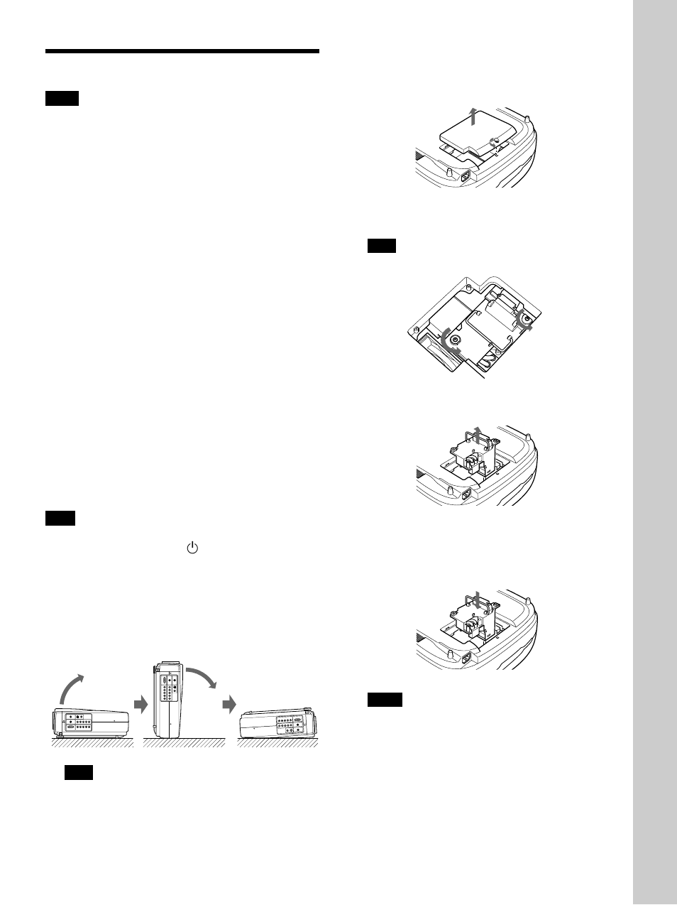 Maintenance, Replacing the lamp | Sony VPL-VW12HT User Manual | Page 41 / 148