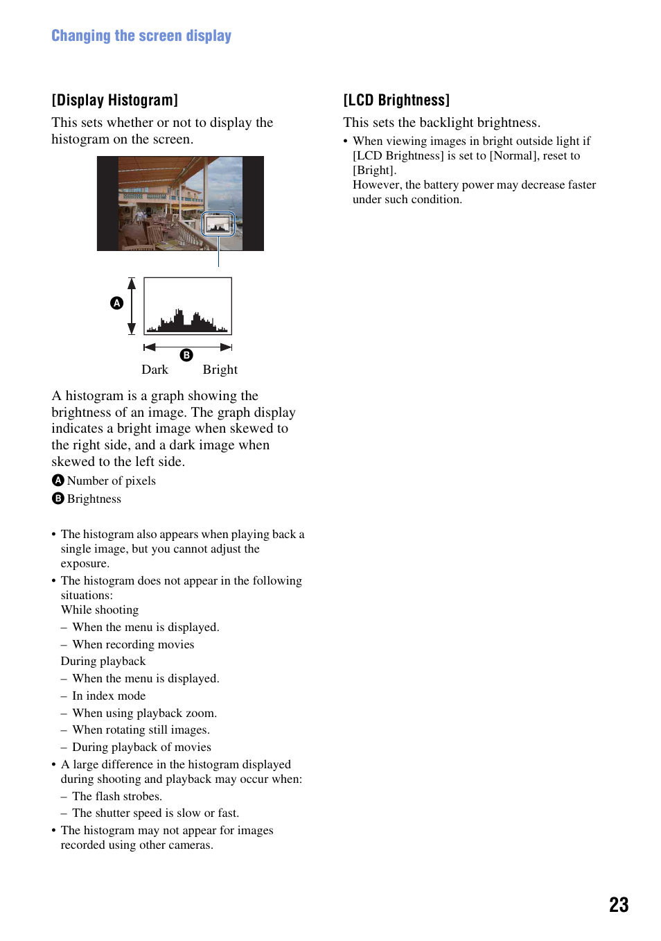 Sony DSC-T500 User Manual | Page 23 / 135