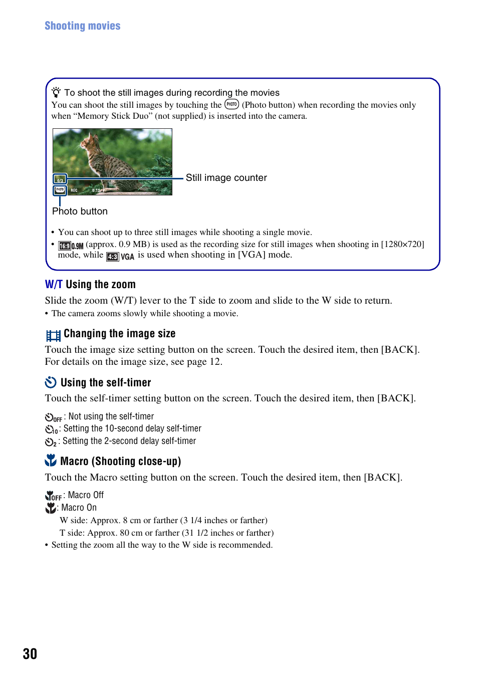 N (30) | Sony DSC-T500 User Manual | Page 30 / 135