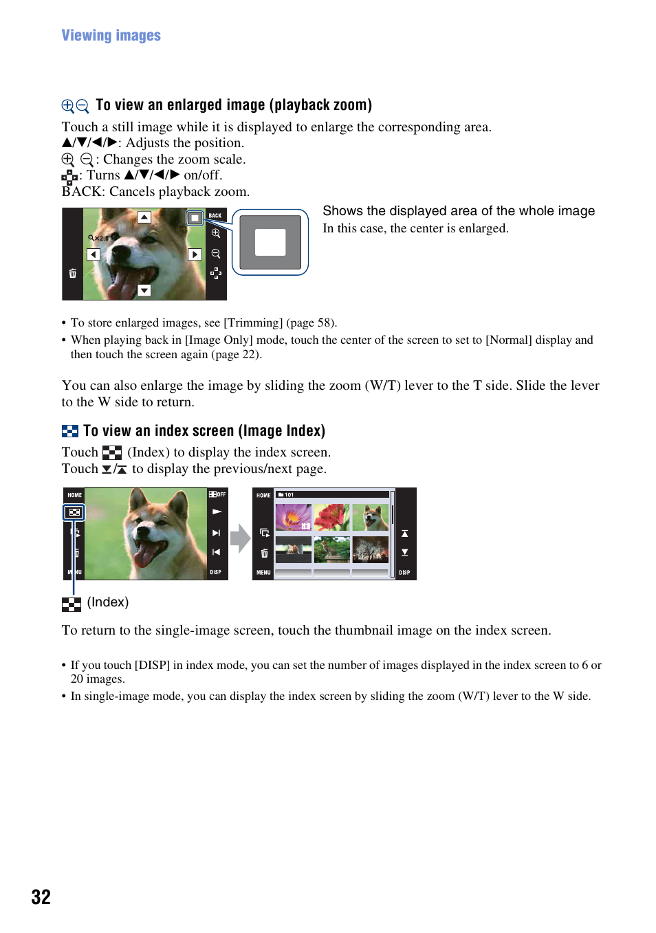 Sony DSC-T500 User Manual | Page 32 / 135