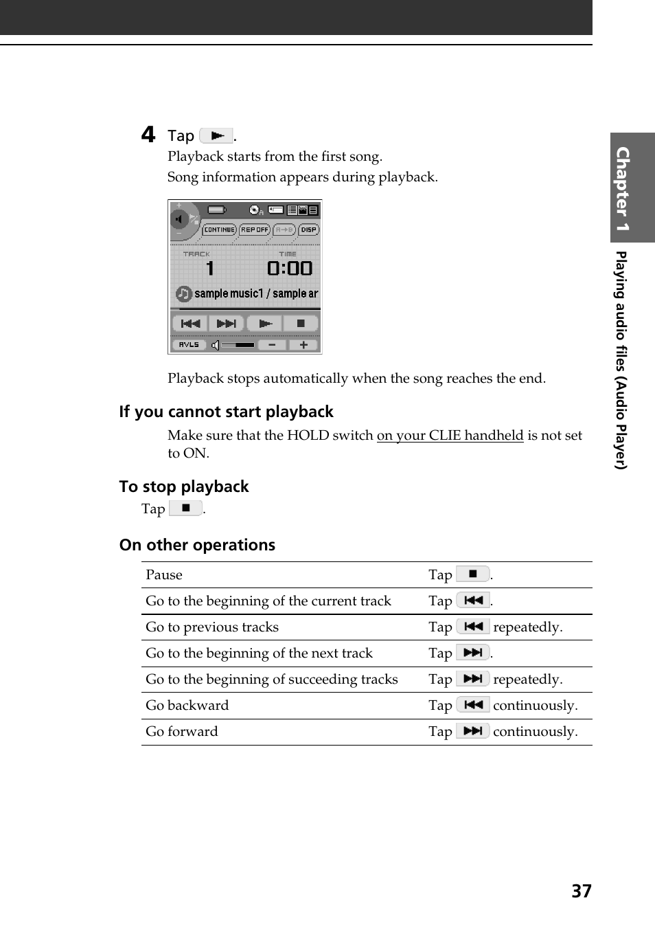 Sony PEG-N710C User Manual | Page 37 / 104