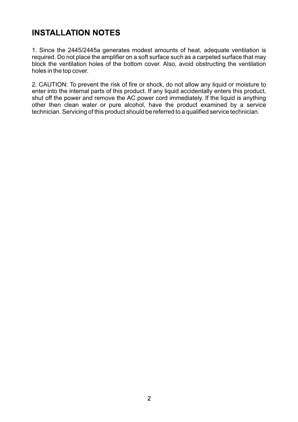 AMC 2445a User Manual | Page 4 / 12
