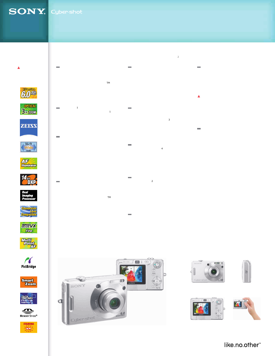 Sony DSC-W30 User Manual | 2 pages