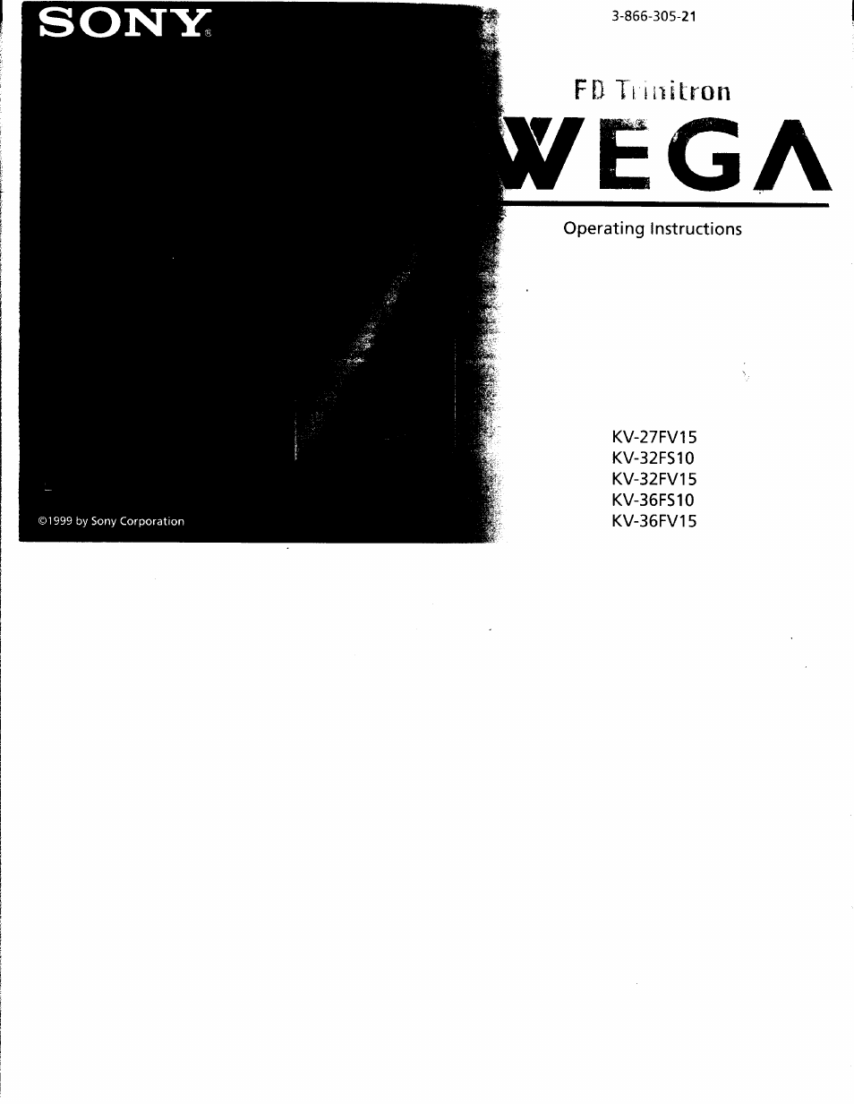 Sony WEGA KV-36FS10 User Manual | 42 pages