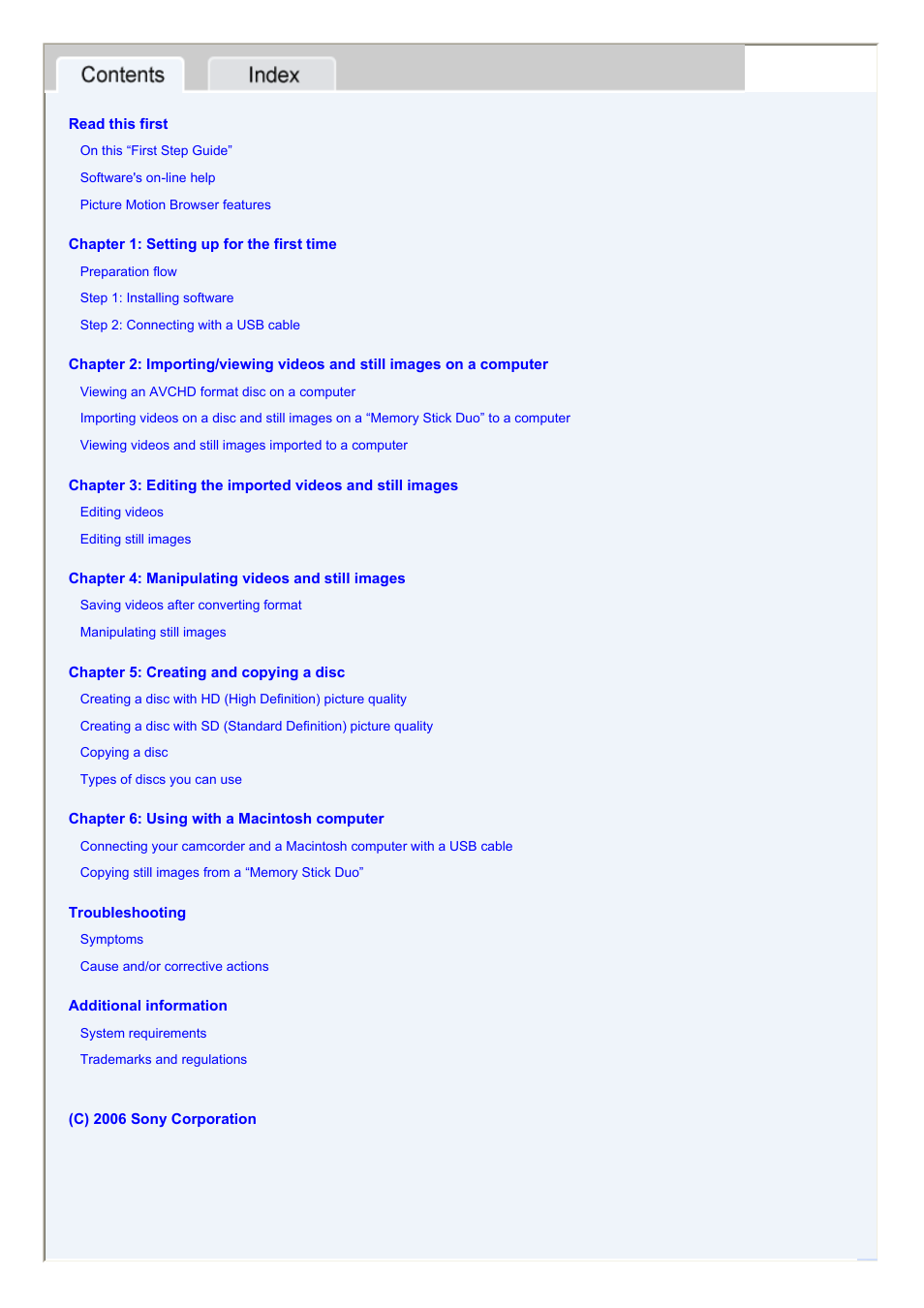 Sony HDR-UX1 User Manual | 91 pages