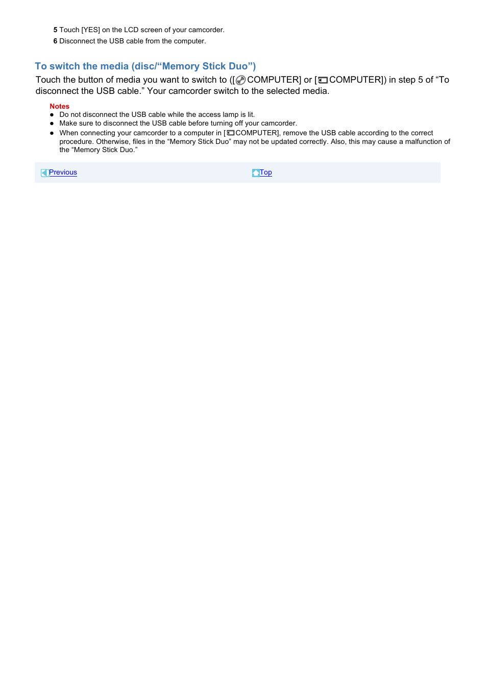 Sony HDR-UX1 User Manual | Page 12 / 91