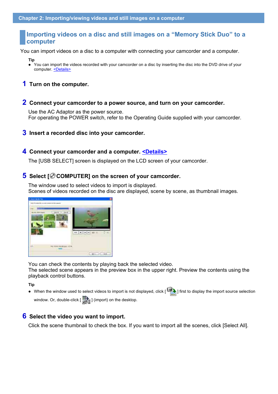 Sony HDR-UX1 User Manual | Page 15 / 91