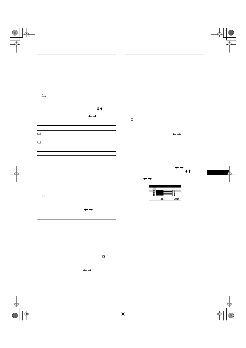 Ajuste de la rotación de la imagen (rotación), Aumento o disminución de la imagen (zoom), Ajuste del color de la imagen (color) | Sony HMD-A200 User Manual | Page 39 / 48