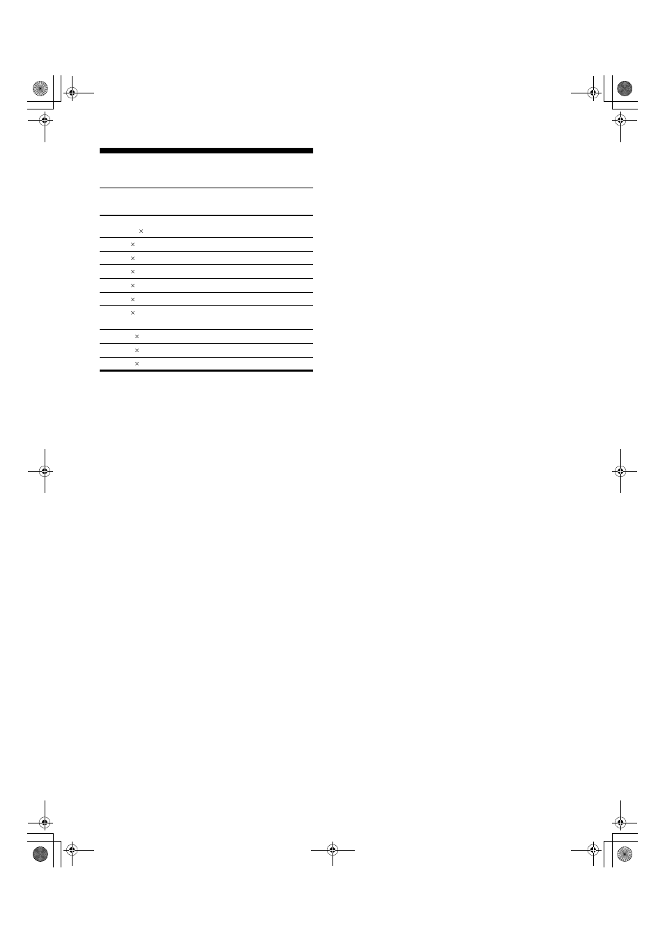 Appendix, Preset mode timing table | Sony HMD-A200 User Manual | Page 45 / 48