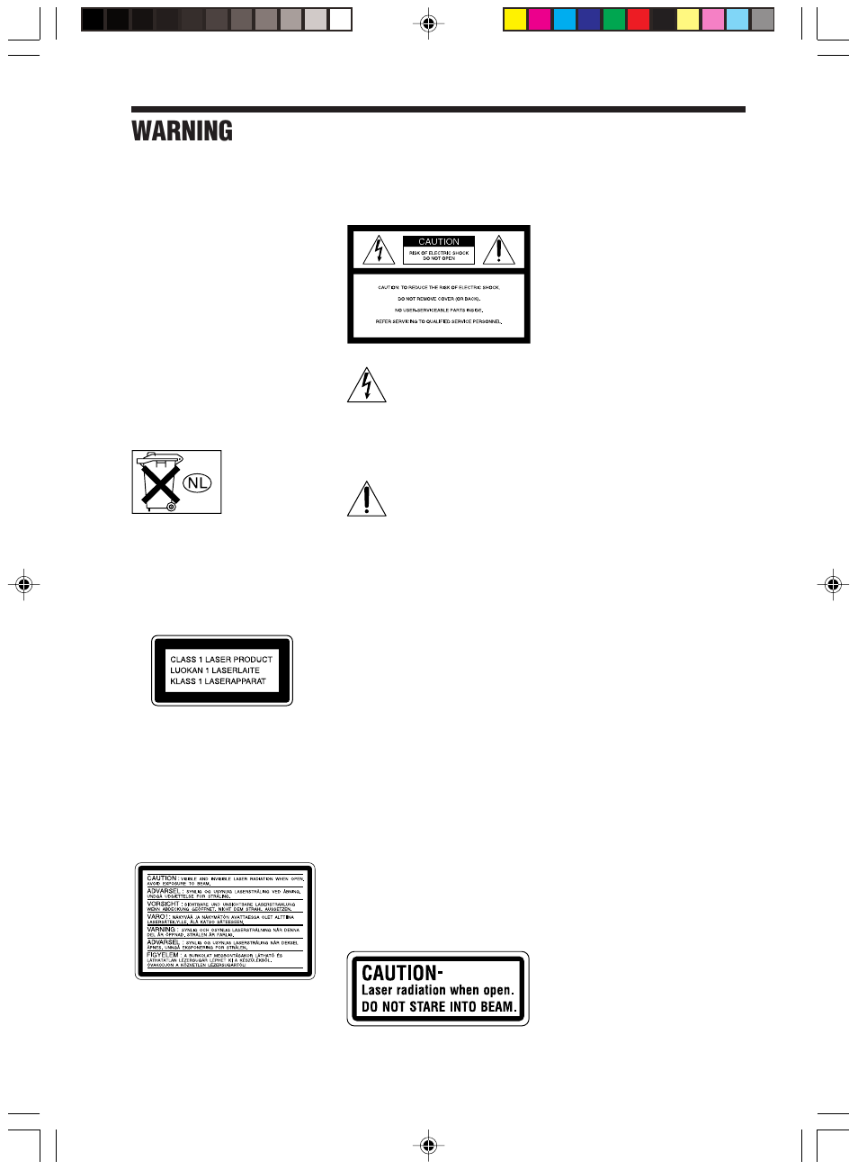 Warning | Sony HT-C800DP User Manual | Page 2 / 84