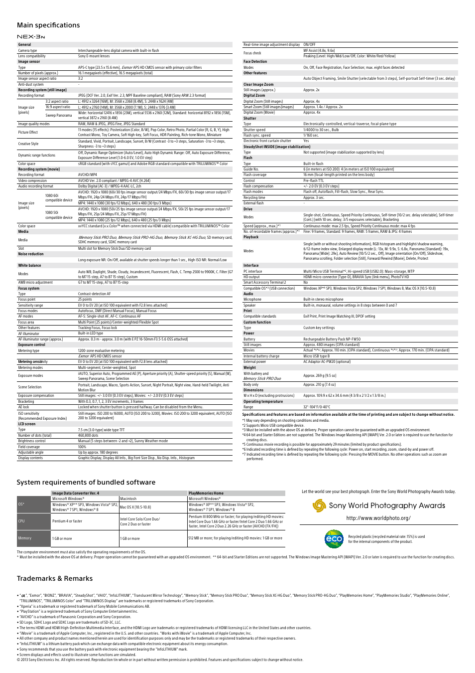 Sony NEX-3NL User Manual | Page 16 / 16