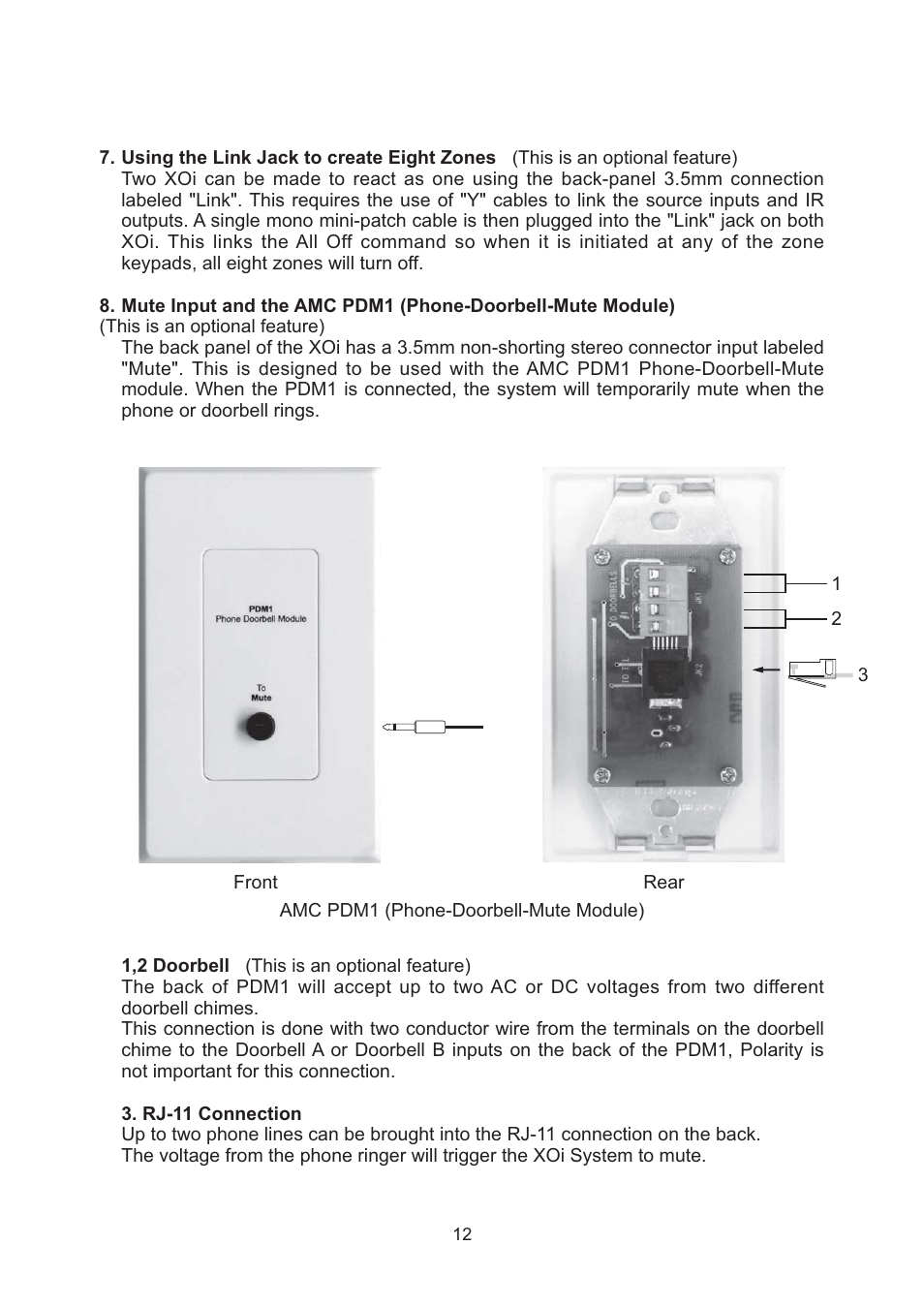 AMC XOi User Manual | Page 13 / 16