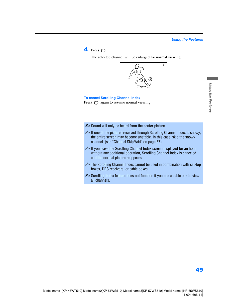 Sony KP-57WS510 User Manual | Page 49 / 83