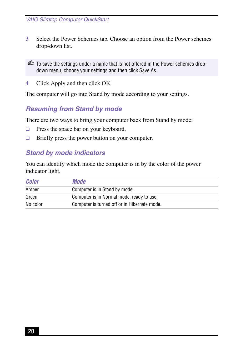 Sony PCV-LX920 User Manual | Page 20 / 56