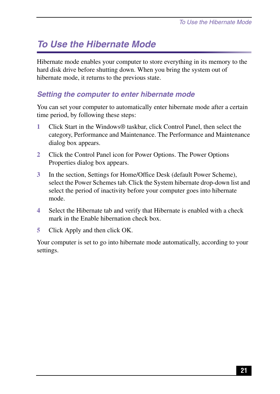 Sony PCV-LX920 User Manual | Page 21 / 56