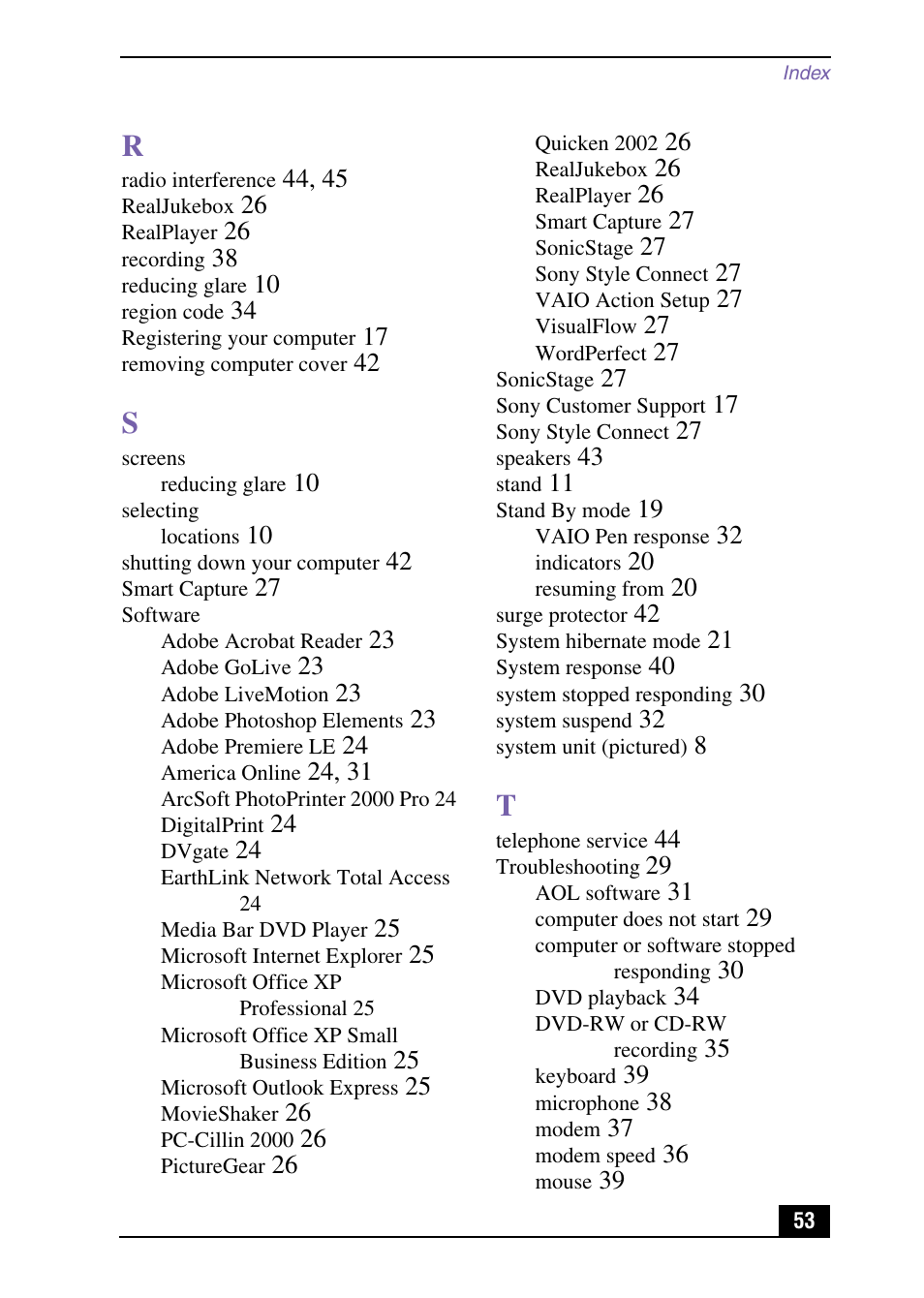 Sony PCV-LX920 User Manual | Page 53 / 56