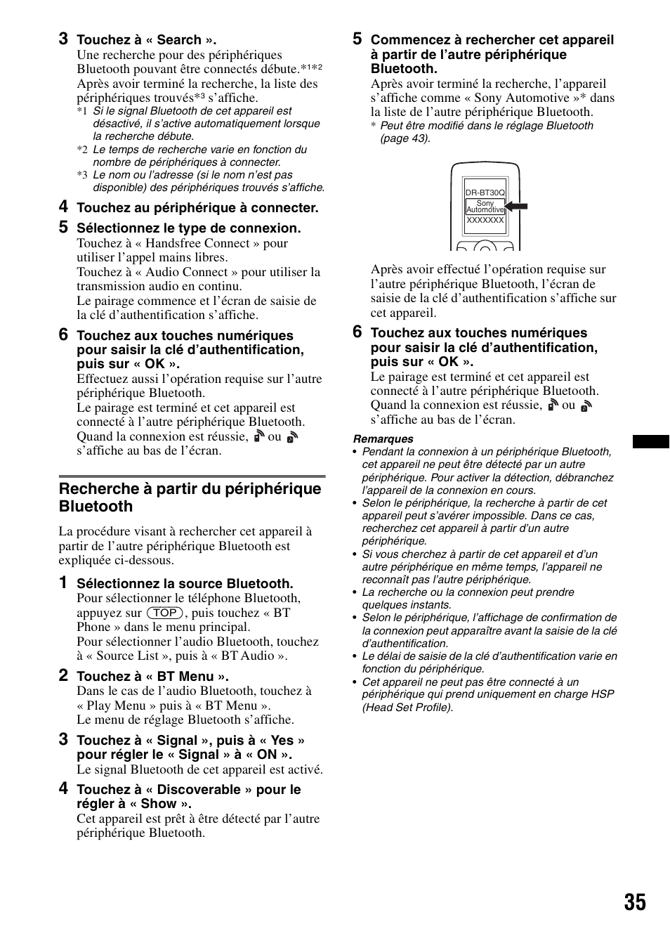 Recherche à partir du périphérique bluetooth | Sony XAV-72BT User Manual | Page 107 / 228