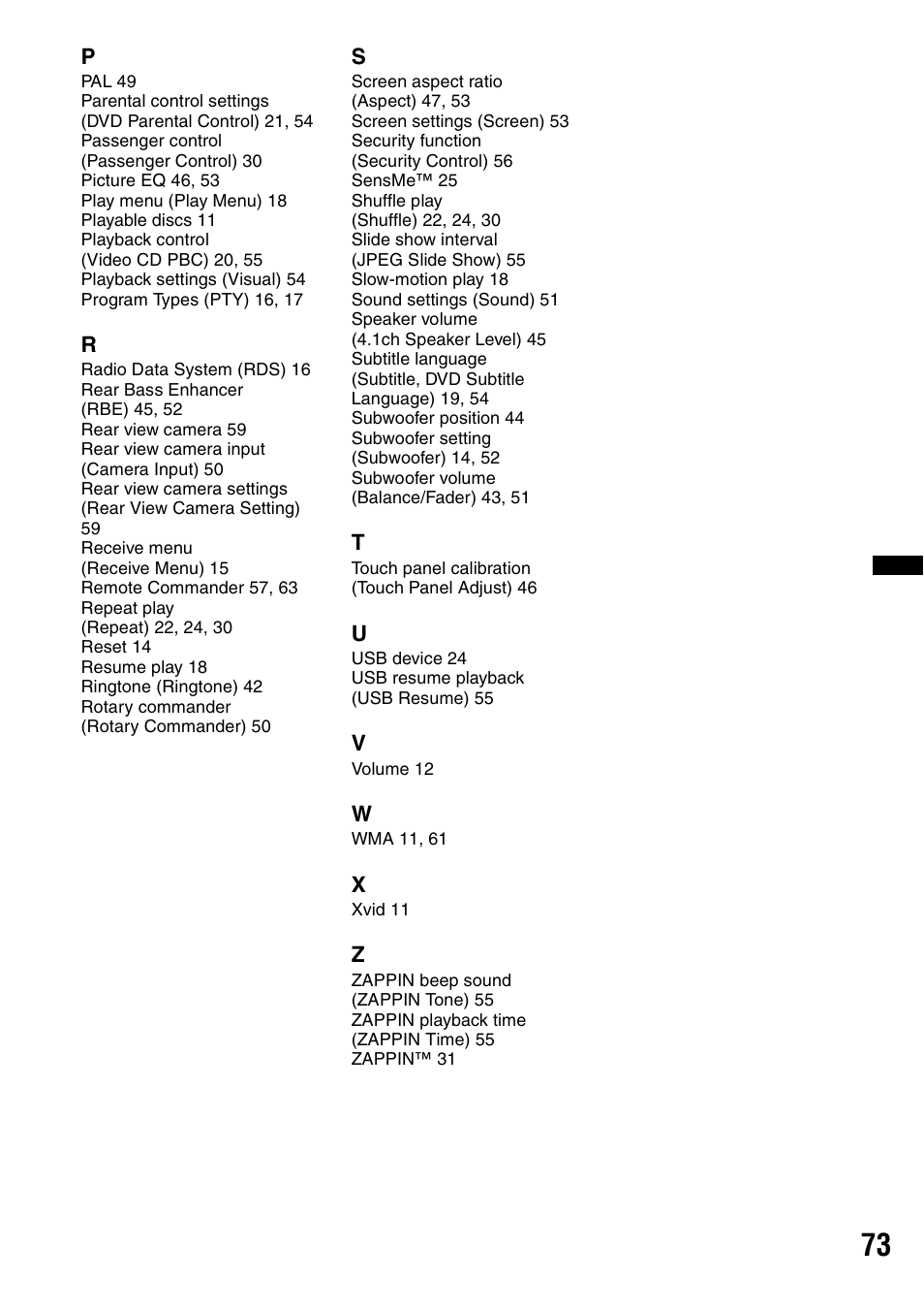 Sony XAV-72BT User Manual | Page 73 / 228