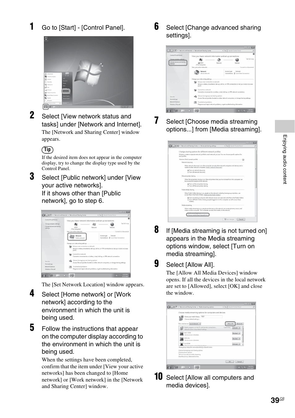 Sony NAS-SV20i User Manual | Page 39 / 95