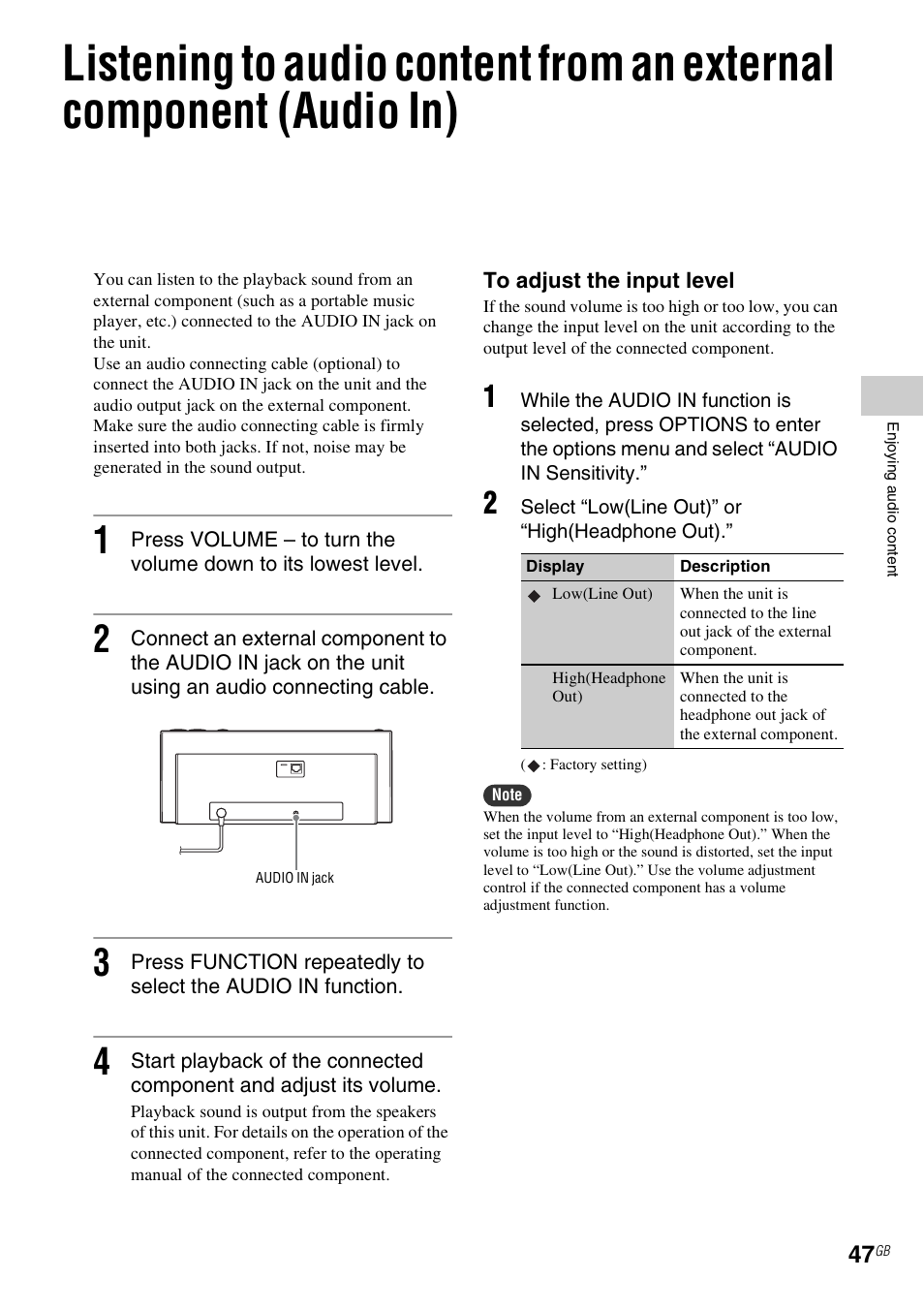 Sony NAS-SV20i User Manual | Page 47 / 95